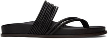 Emme Parsons Black Roma Sandals - Emme Parsons Sandales Roma Noires - Emme Parsons Black Roma Sandals.