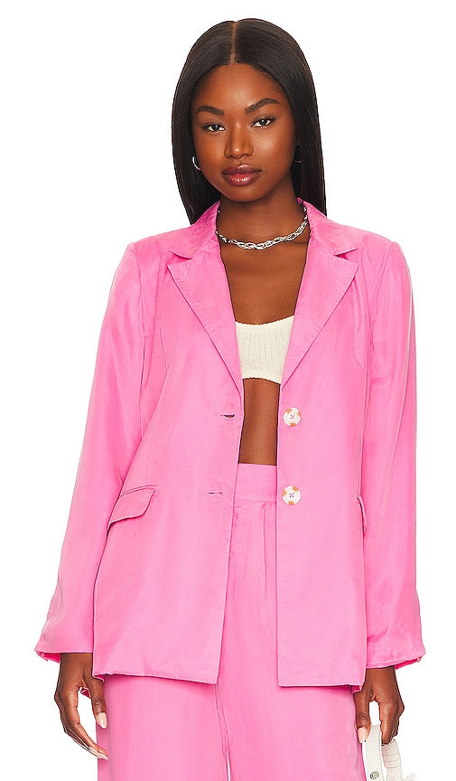 Ena Pelly Lillian Curpo Blazer in Pink Ena Pelly Lillian Curpo Blazer en rose Ena Pelly Lillian Curpo西装外套