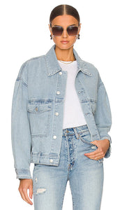 Ena Pelly Stella Denim Jacket in Blue ENA PELLY STELLA DENIM Veste en bleu Ena Pelly Stella Stella牛仔夹克蓝色