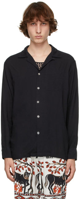 Endless Joy Black Mortis Shirt - Chemise sans fin de joie noir mortis noir - 끝없는 기쁨 검은 Mortis 셔츠