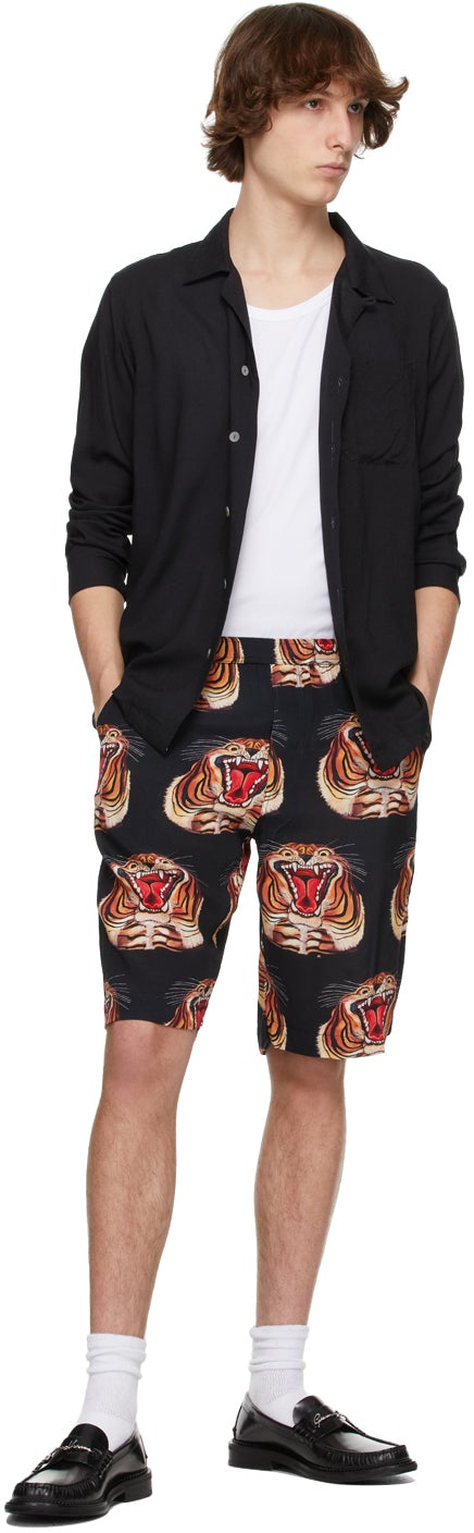 Endless Joy Black Tigre Shorts