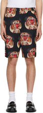 Endless Joy Black Tigre Shorts - Short sans fin de jeu noir - 끝없는 기쁨 검은 색 줄무늬