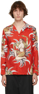 Endless Joy Red Snake Goddess Shirt - Chemise sans fin de la déesse du serpent rouge - 끝없는 기쁨 빨간 뱀 여신 셔츠