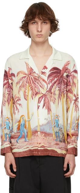 Endless Joy White Rimba Shirt - Chemise de rimba sans fin de joie - 끝없는 기쁨 흰색 Rimba 셔츠