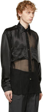 Enfants Riches DÃ©primÃ©s Black Silk Assemblage Shirt