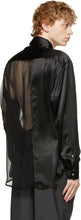 Enfants Riches DÃ©primÃ©s Black Silk Assemblage Shirt