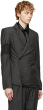 Enfants Riches DÃ©primÃ©s Grey Wool Pinstripe Oedipus Blazer