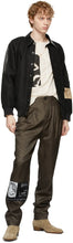 Enfants Riches DÃ©primÃ©s Khaki Tumbling Tears Pleated Trousers