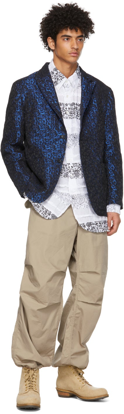 Engineered Garments Beige Twill Over Trousers