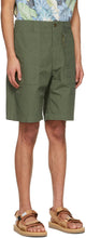 Engineered Garments Khaki Ripstop Fatigue Shorts