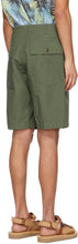 Engineered Garments Khaki Ripstop Fatigue Shorts