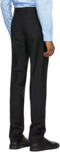 Ermenegildo Zegna Black Wool Dress Trousers