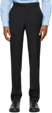 Ermenegildo Zegna Black Wool Dress Trousers - Ermenegildo Zegna Pantalon en laine noire en laine - Ermenegildo Zegna 검은 양모 드레스 바지