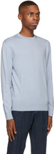 Ermenegildo Zegna Blue Premium Cotton Sweater