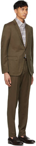 Ermenegildo Zegna Brown Solaro Suit