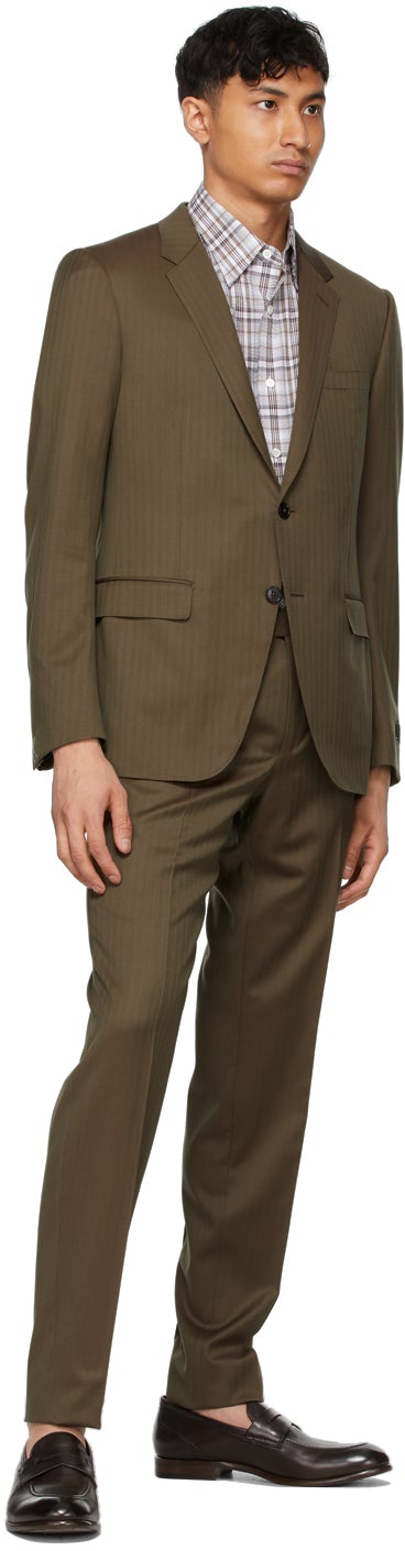 Ermenegildo Zegna Brown Solaro Suit