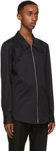 Ermenegildo Zegna Couture Black Cotton Shirt