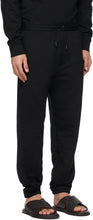 Ermenegildo Zegna Couture Black Logo Lounge Pants