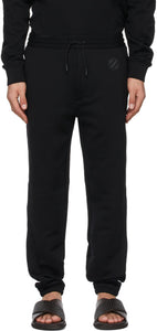 Ermenegildo Zegna Couture Black Logo Lounge Pants - Ermenegildo Zegna Couture Pantalon Logo Noir Black Logo - Ermenegildo Zegna Couture 검은 로고 라운지 바지