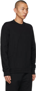 Ermenegildo Zegna Couture Black Logo Sweatshirt