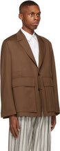 Ermenegildo Zegna Couture Brown Wool Achill Farm Blazer