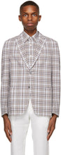 Ermenegildo Zegna Multicolor Pure Cotton Blazer - Ermenegildo Zegna Multicolore Pure Cotton Blazer - Ermenegildo Zegna 여러 가지 빛깔의 순수 면화 블레이저