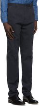 Ermenegildo Zegna Navy Cotton Twill Trousers