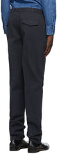 Ermenegildo Zegna Navy Cotton Twill Trousers