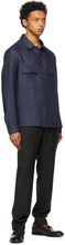 Ermenegildo Zegna Navy Pure Linen Shirt