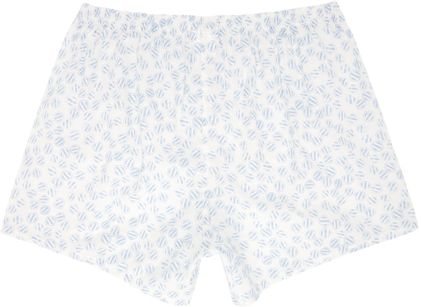 Ermenegildo Zegna White Poplin Boxers