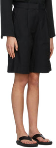 Esse Studios SSENSE Exclusive Black Tailored Shorts