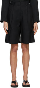 Esse Studios SSENSE Exclusive Black Tailored Shorts - ESSE Studios Ssense Ssense exclusifs Shorts personnalisés noir - Esse Studios Ssense 독점적 인 검은 맞춤형 반바지