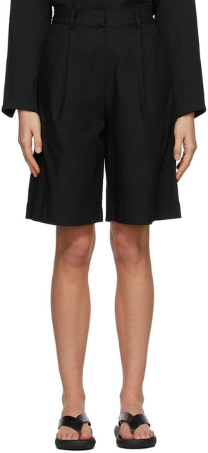 Esse Studios SSENSE Exclusive Black Tailored Shorts - ESSE Studios Ssense Ssense exclusifs Shorts personnalisés noir - Esse Studios Ssense 독점적 인 검은 맞춤형 반바지