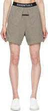 Essentials Grey Logo Lounge Shorts - Short de Logo Grey Essentials Grey - Essentials 그레이 로고 라운지 반바지