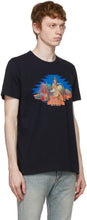 Etro Navy Graphic T-Shirt