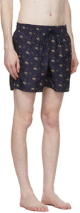 Etro Navy Pegaso Swim Shorts