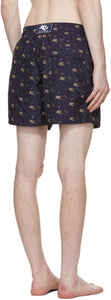 Etro Navy Pegaso Swim Shorts