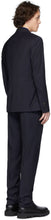 Etro Navy Wool Houndstooth Suit