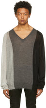 FREI-MUT Grey Cashmere Dust Sweater - Pull de poussière de cachemire gris Frei-mut - Frei-mut 회색 캐시미어 먼지 스웨터