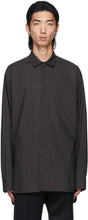 Fear of God Black Easy Collared Shirt - Peur de la chemise à cols facile de Dieu noir - 하나님의 두려움 검은 쉬운 슈팅 셔츠