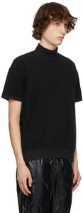 Fear of God Black Inside Out Mock Neck Sweatshirt
