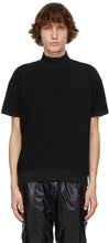 Fear of God Black Inside Out Mock Neck Sweatshirt - Peur de Dieu Noir Inside Out Sweat-shirt à col montant - 하나님의 두려움은 모의 목 밖에서 검은 색을 밖으로 나간다