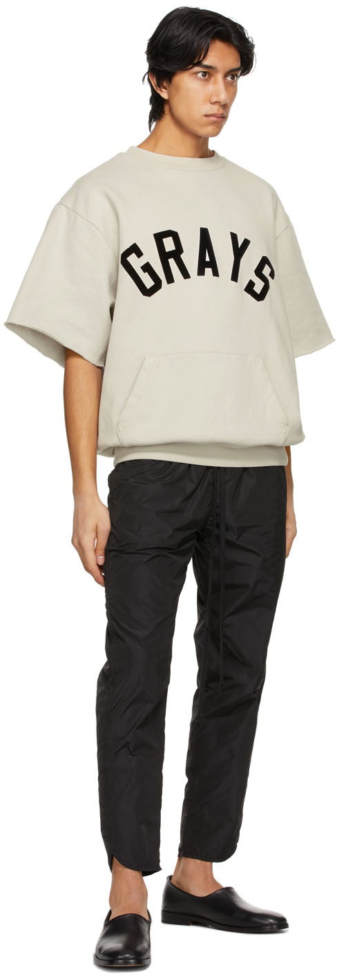 Fear of God Black Nylon Track Pants