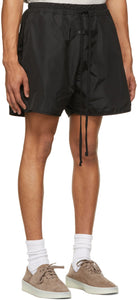 Fear of God Black Nylon Track Shorts