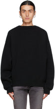 Fear of God Black Overlapped Sweater - Peur de dieu pull noir chevauché - 하나님의 두려움은 겹쳐진 스웨터를 겹쳤습니다