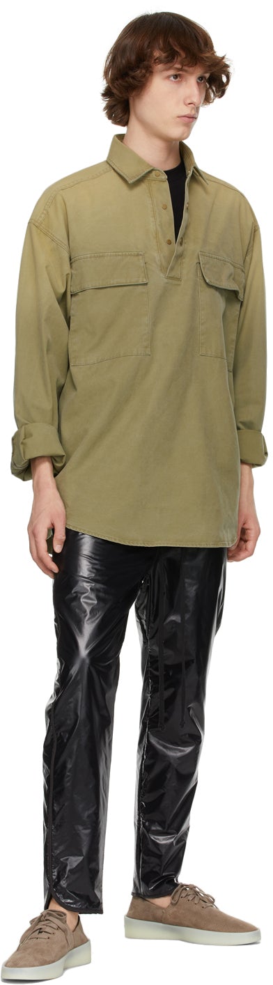 Fear of God Black PiquÃ© Pocket T-Shirt