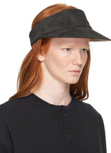 Fear of God Black Suede Visor