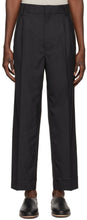 Fear of God Black Wool Double Pleated Trousers - Peur de Pantalon double plissé de laine de laine noire - 흑인 양모 이중 주름진 바지에 대한 두려움