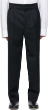 Fear of God Black Wool Double Pleated Trousers - Peur de Pantalon double plissé de laine de laine noire - 흑인 양모 이중 주름진 바지에 대한 두려움