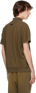 Fear of God Brown Inside Out Mock Neck Sweatshirt